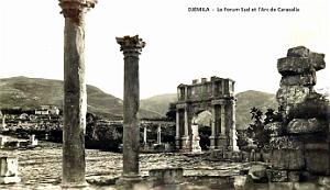 Djmila - Forum Sud et Arc de Caracalla